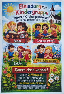 Flyer Kindergruppe bis zu den Sommerferien 2026